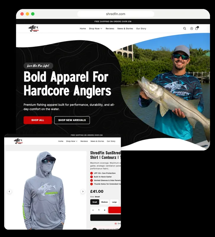 ShredFin website by TechGenix IT